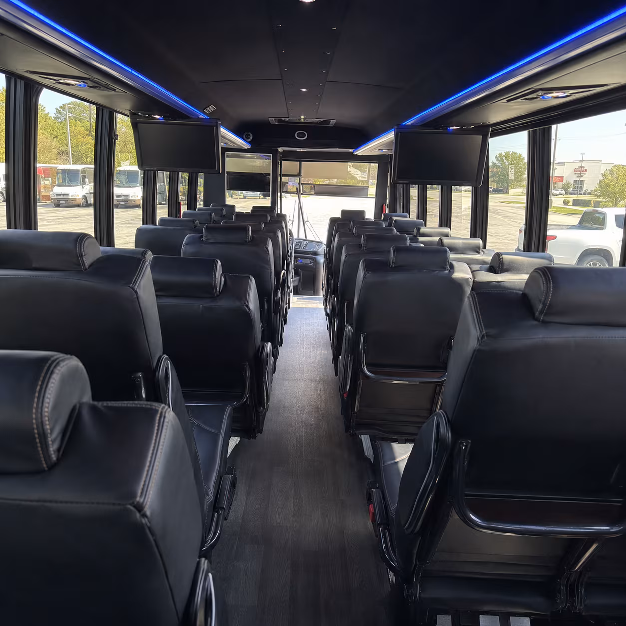 25 passenger minibus inside