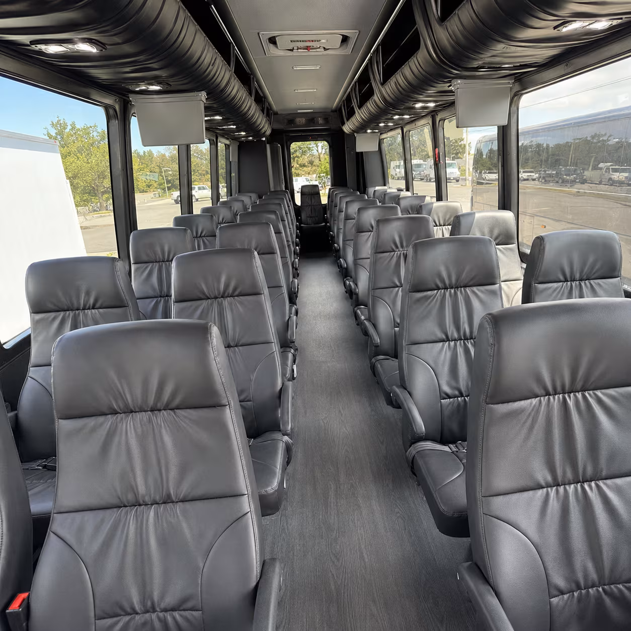 28 passenger minibus interior