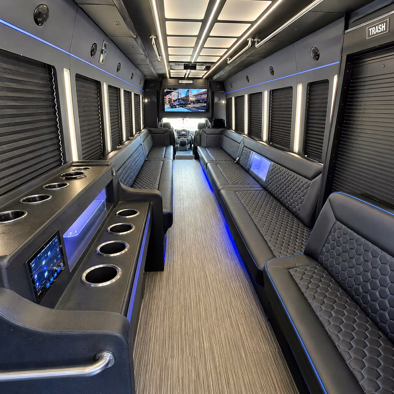 corporate party bus rental