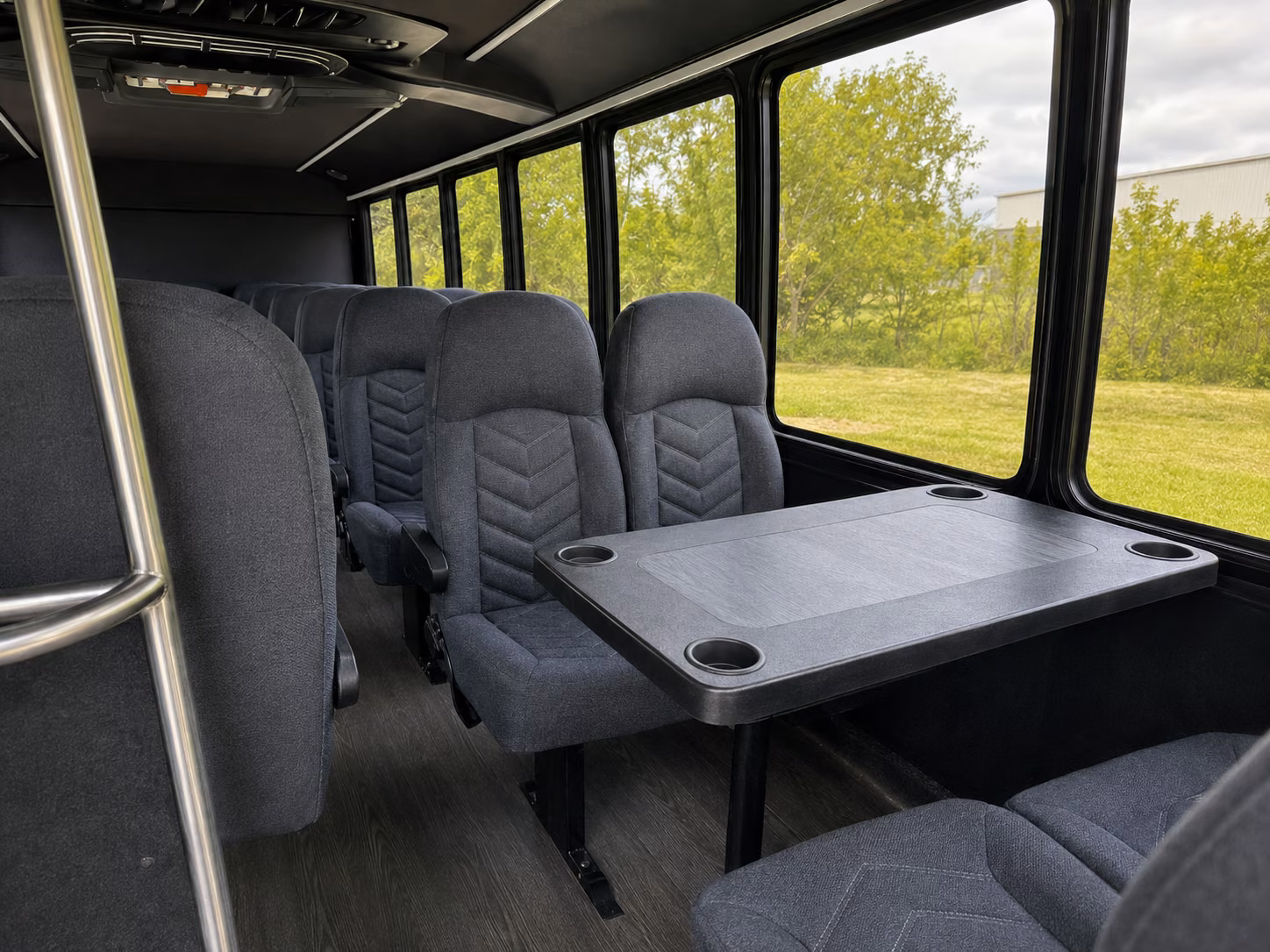 oxford 15 passenger minibus interior