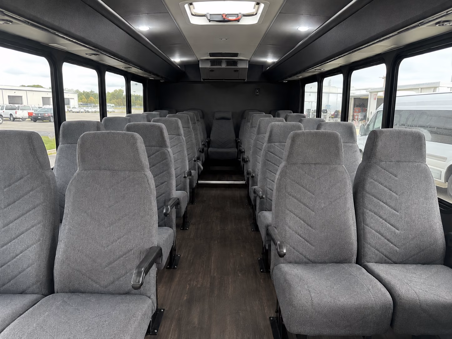 oxford 18 passenger minibus interior