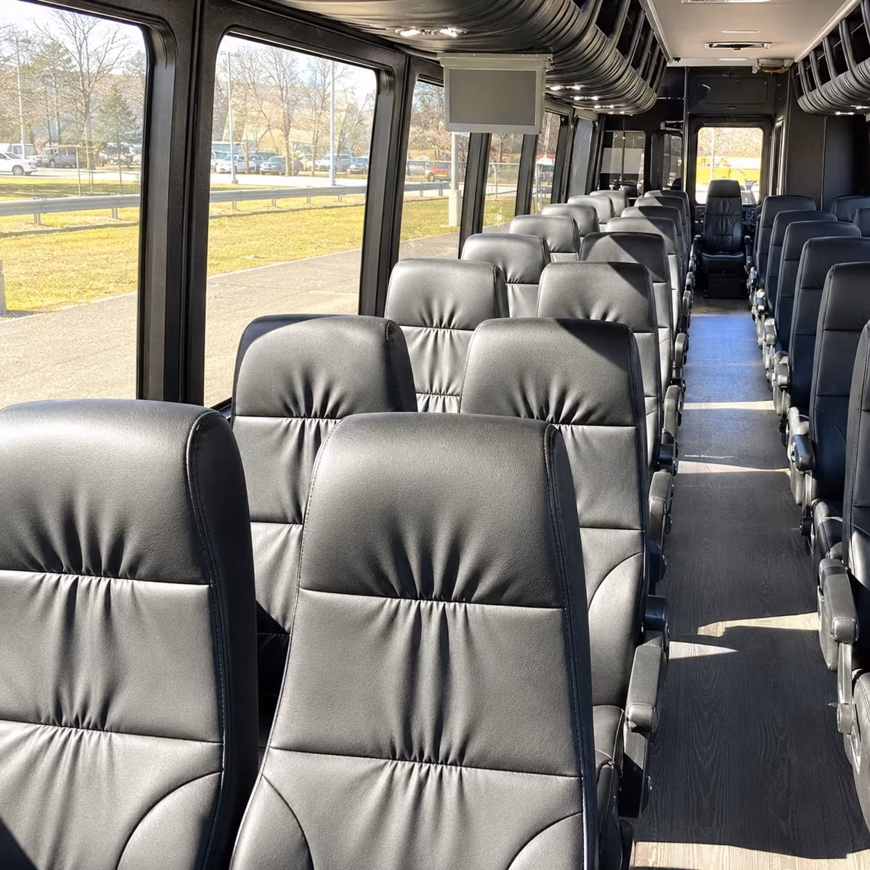 oxford 35 passenger minibus interior