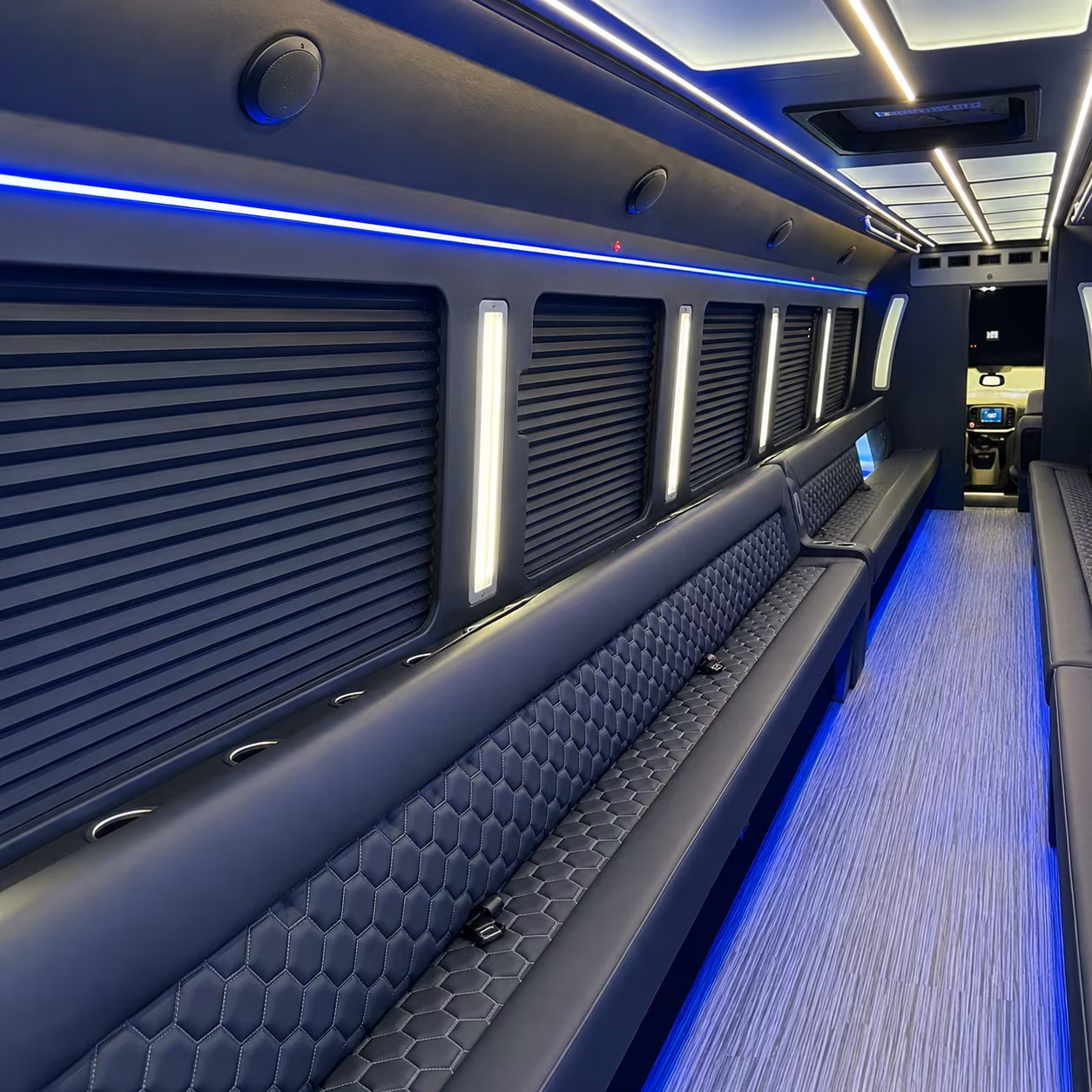 oxford party bus inside