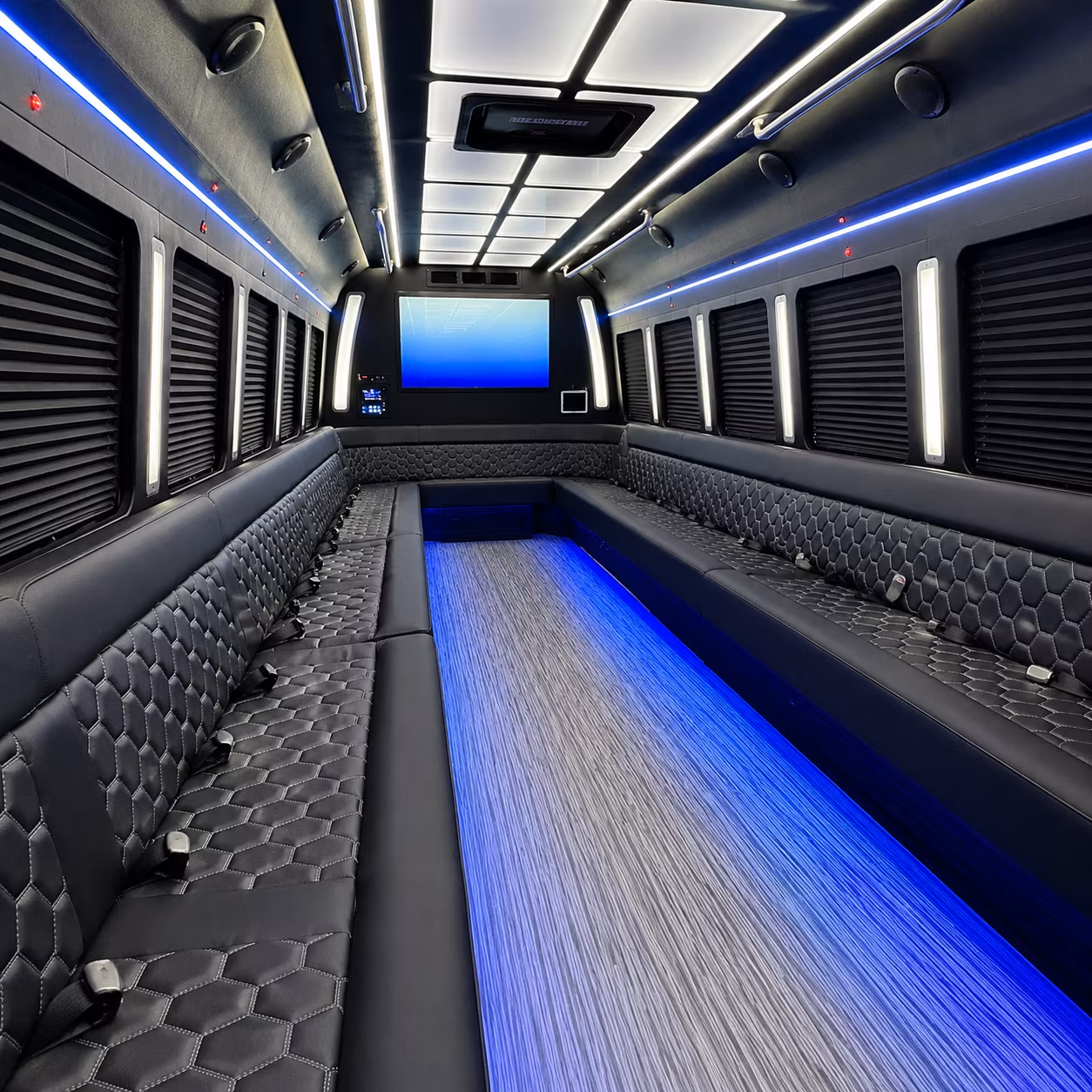 oxford party bus interior